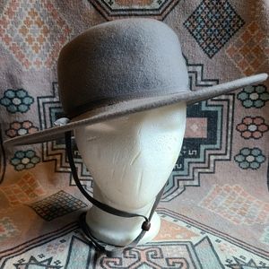1960's Vintage Unisex Boater Hat By Michael Howard For Fedoria Size 6ish